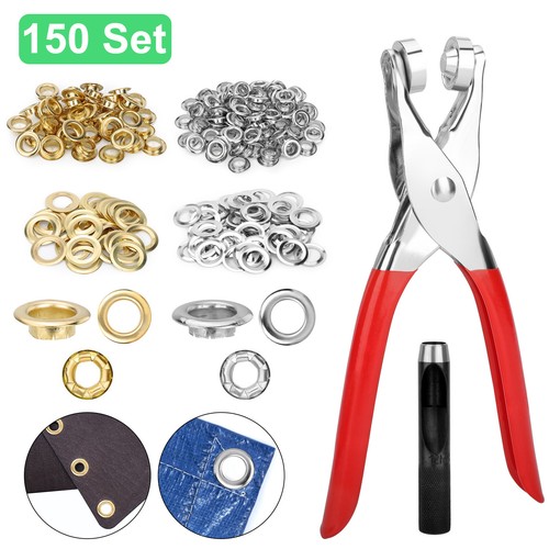 150set grommet pliers tool kit - pliers,