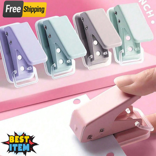 1pc mini hole punch - 1pc, with