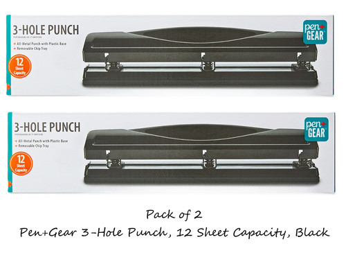 Pen gear hole punch - punch,, 12