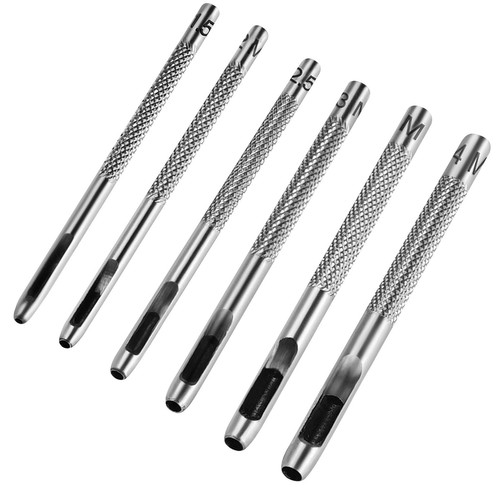 Leather hole punch - hole, set