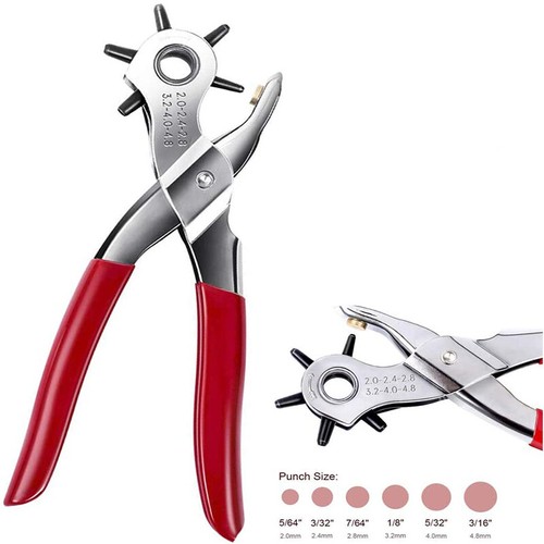 Leather hole punch - 9", heavy