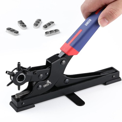 Desktop leather hole punch - -,